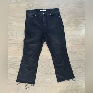 Topshop Moto Dree Black Cropped Denim Jeans women’s size 30